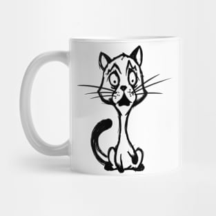 Surprised Kitty Mug